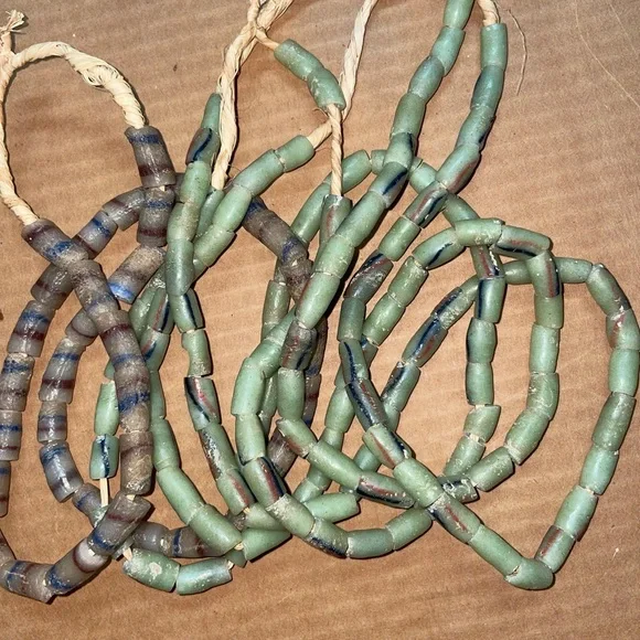 Lot Of 4 Italian vintage African trade beads